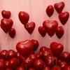 100/10pcs Red Heart Balloons Inflatable Latex Balloon for Valentine Day Wedding Party Anniversary Decoration Supplies Wholesale
