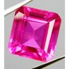 Square Cut 11 Carat Natural Sapphire Pink Loose Gemstone   Earring Size