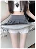 Pure Desire Pleated Lace-Trim A-line Mini Skirt - Women's Autumn Niche Style