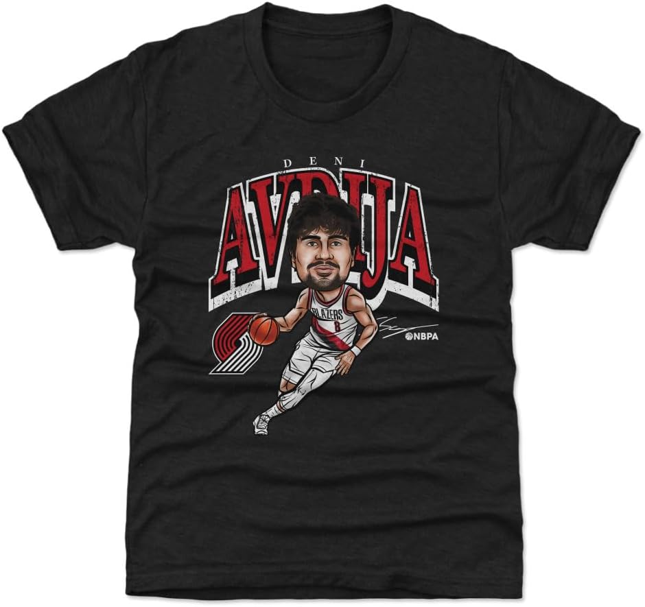 Deni Avdija Caricature Portland Trail Blazers T-shirt