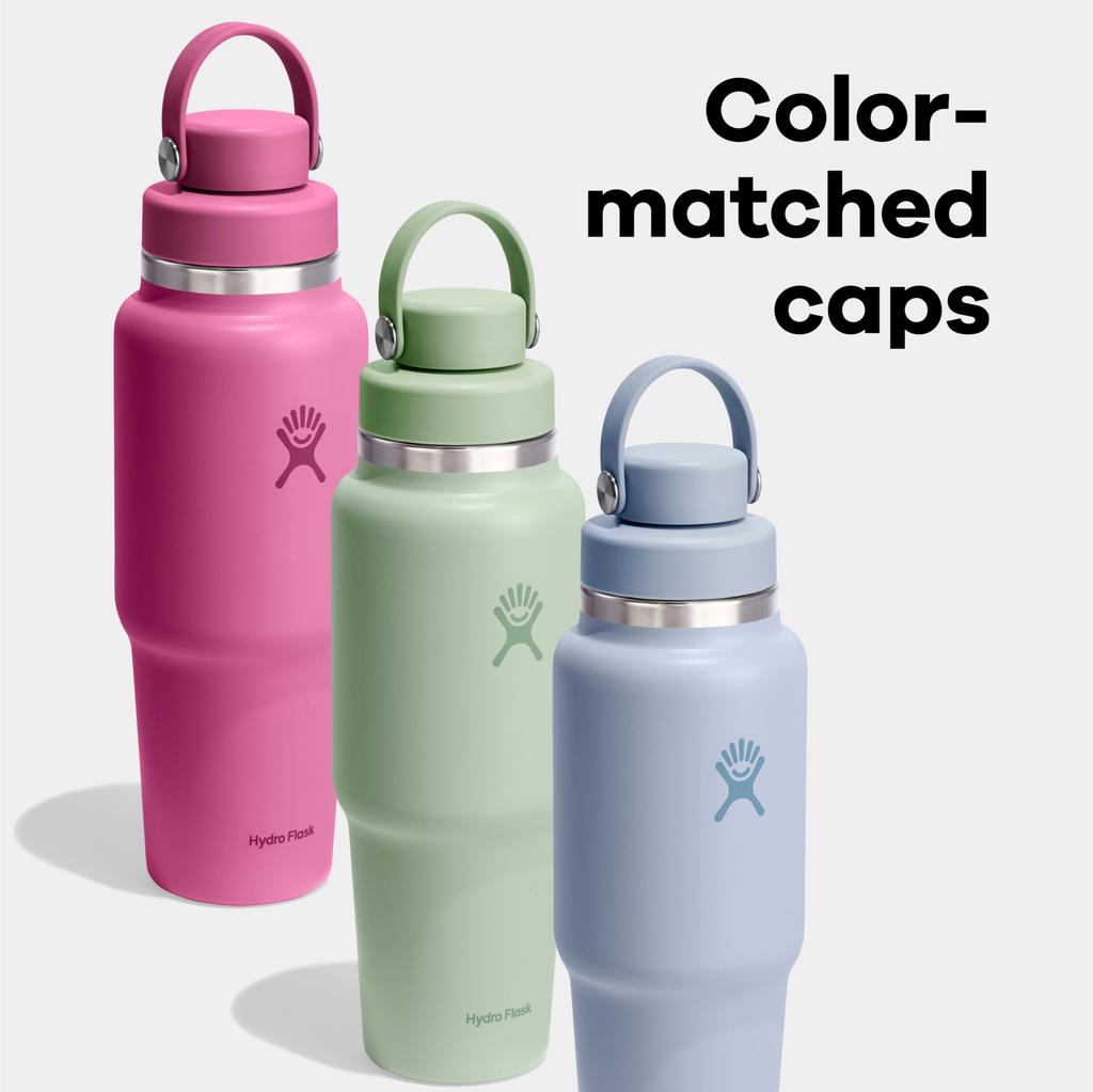 Stainless Steel Bottle Travel Bottle with Flex Chug Cap 32oz 946ml Leaf Insulated Water Bottle Japanese (Authentic Product)