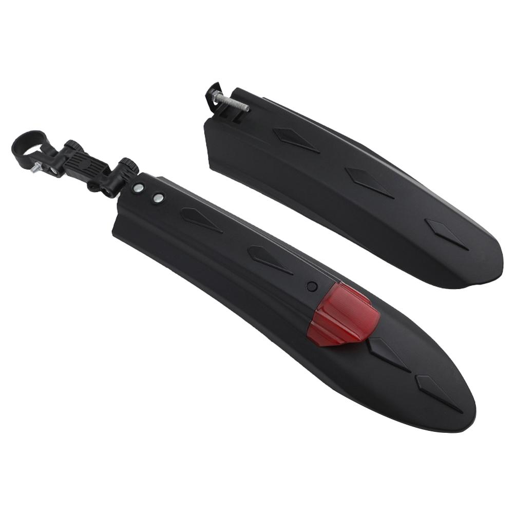 Велосипедное крыло, расширенное, удлиненное, защита от брызг, регулируемая защита колеса с задним фонарем, MTB, велосипедное крыло, аксессуары для велосипеда