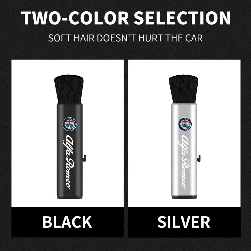 Car Telescopic Plastic Handle Wool Small Brush For Alfa Romeo 159 147 156 166 Giulietta Giulia Mito Stelvio Brera Spider