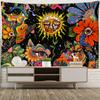 Абстрактный Гриб Солнце Гобелен Настенный Гобелен Колдовство Таинственная Фэнтези Хиппи Тапиз Спальня Общежитие Домашний Декор