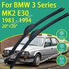 Передние силиконовые щетки стеклоочистителя для For BMW 3 серии MK2 E30 1983 - 1994 20"+20" Автомобильные щетки стеклоочистителя Лопатки для лобового стекла Аксессуар