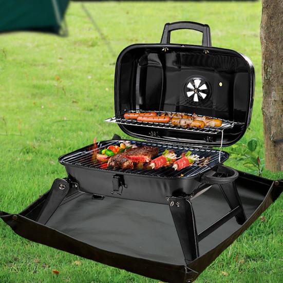 Уличный огнестойкий коврик, термостойкий, огнестойкий, противоскользящий, для террасы, патио, газона, кемпинга, печи, гриля, костра, силиконового коврика, камина, очага, подставки под очаг