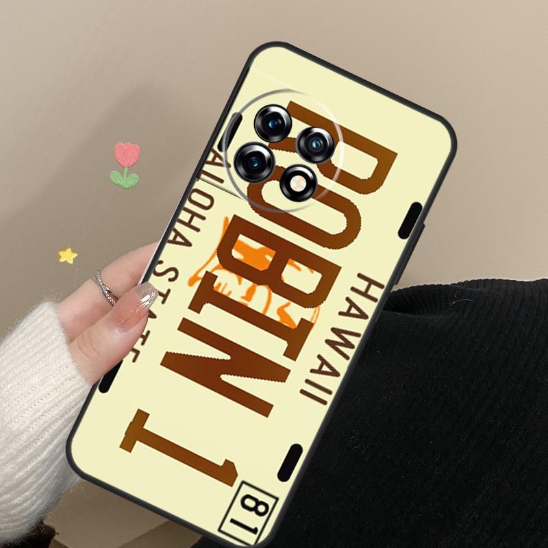 Number License New York Plate Cover For OnePlus 12 13 11 12R 13R 9 10 Pro 8T 9RT 10T 10R Nord 4 CE 2 3 Lite N30 N20 Case