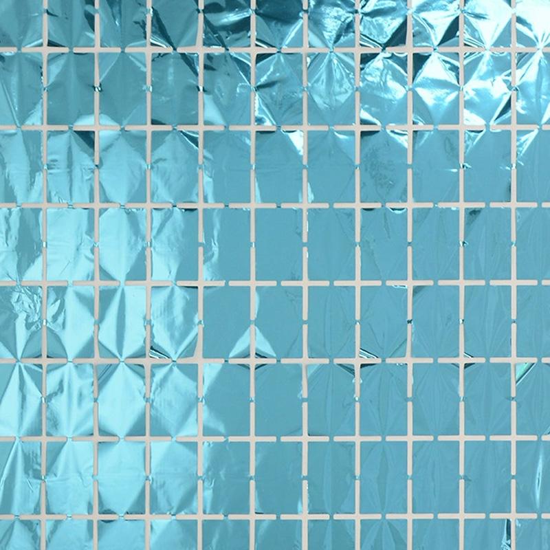 1PC Curtain Birthday Party Decor Bachelorette Party Backdrops Wall Background Square Sequin Home Decor 1*2m