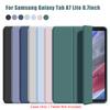 Чехол-книжка с тройным сложением для Samsung Galaxy Tab A7 Lite 8.7'' SM-T220 SM-T225, с магнитной подставкой, защитная обложка из PU-кожи