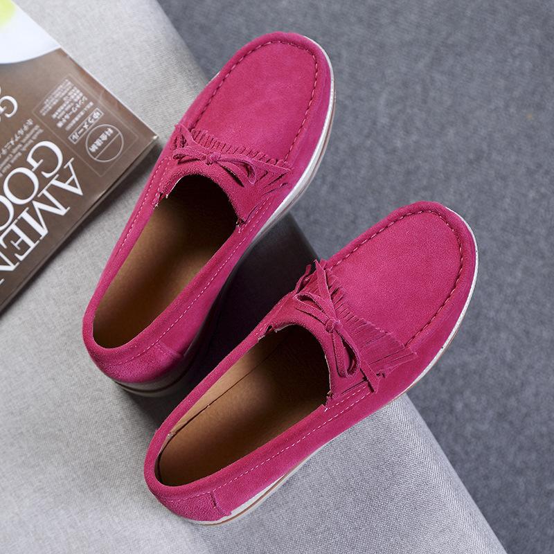 Весенние и осенние повседневные туфли на толстой подошве для женщин Pine Cake