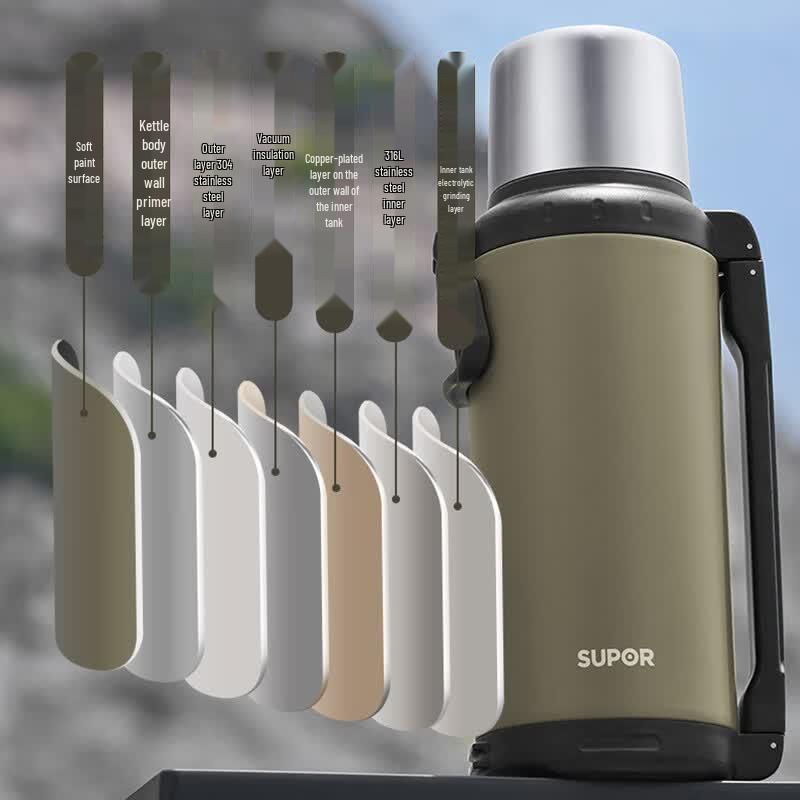 SUPOR Aurora Travel Insulated Kettle 2.0L