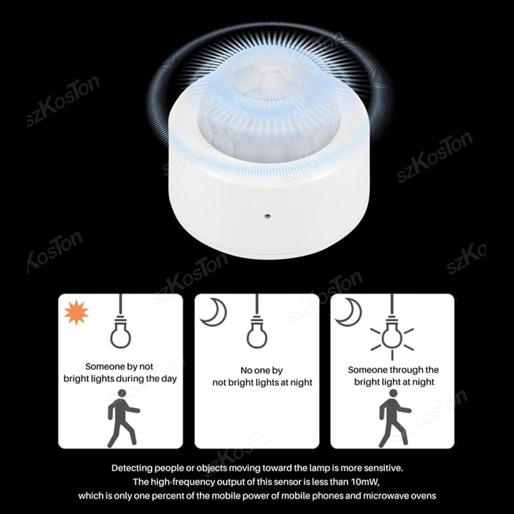 Умный датчик движения ZigBee PIR eWelink APP Мини-детектор присутствия человека Защита безопасности для домашнего помощника Zigbee2MQTT