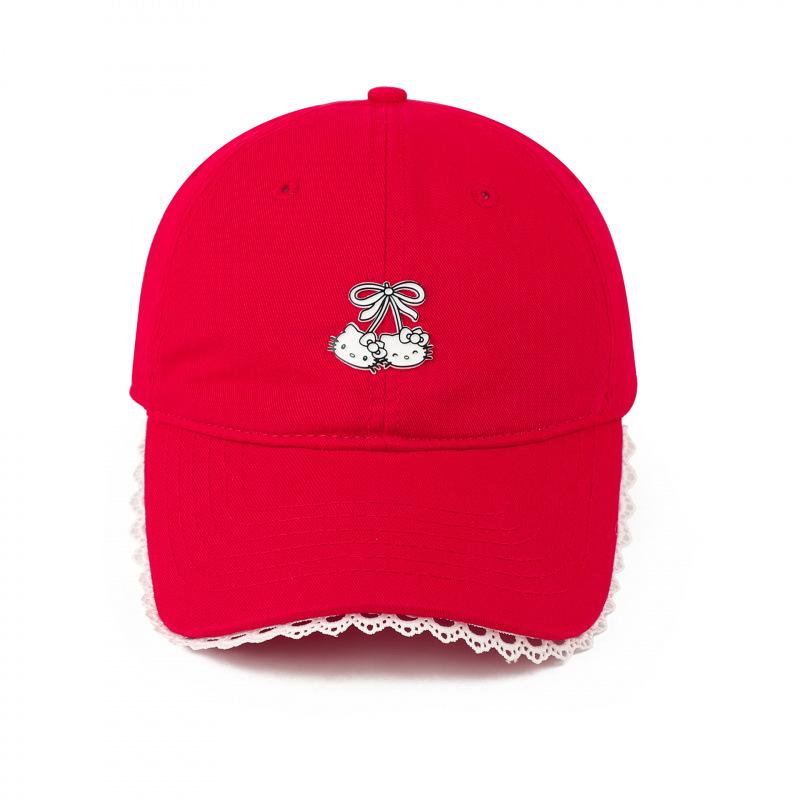 Japanese Sweet Baseball Cap Female College Style Spring And Summer Cute Kitty Cap Versatile Casual Style
