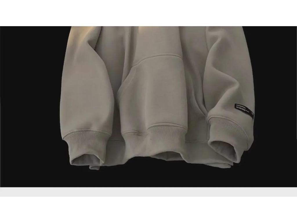 Мужская толстовка с капюшоном в стиле ретро American Letter, утолщенная повседневная куртка для осени/зимы