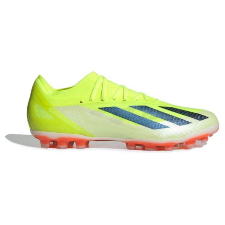 Adidas X Crazyfast Elite Lace AG (Rubber Short Studs) Slip Resistant Durable Lightweight Soccer Shoes Men Soccer Shoes Yellow Red ID0271