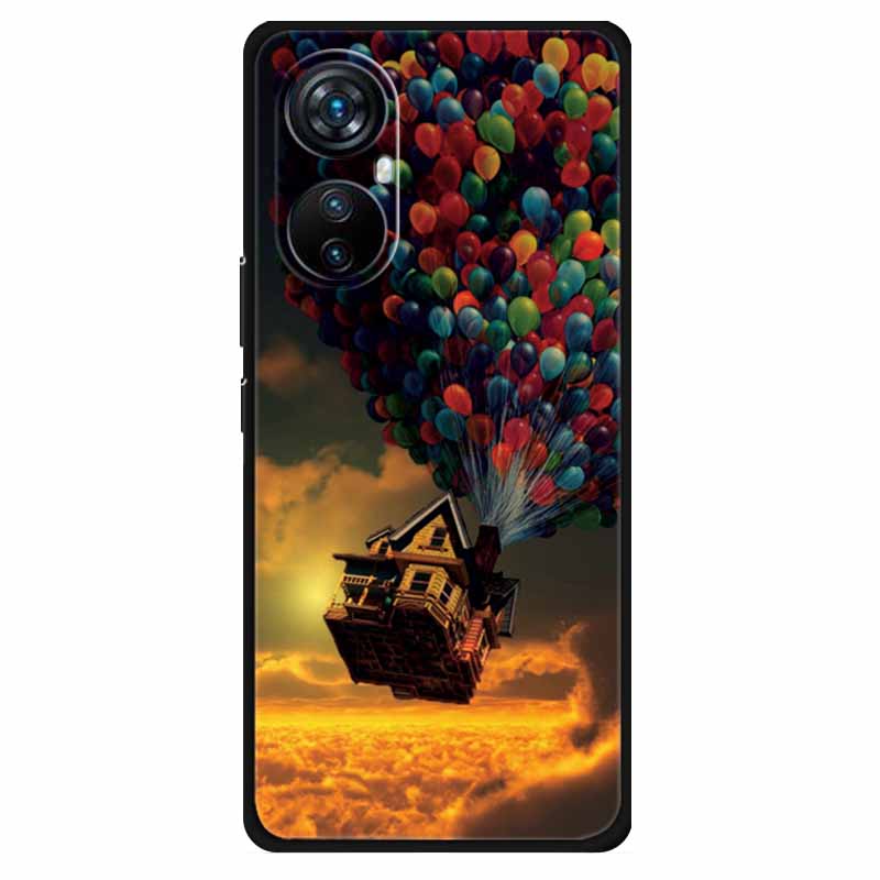 Чехол для Blackview A200 Pro Модный Силиконовый Черный Окрашенный ТПУ Мягкий Чехол для Телефона для Blackview A 200 Pro 6.67 Защитный A200Pro