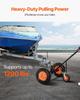 1200lbs Trailer Dolly 18 and 22 in Adjustable Height 2 in Ball 15.2 in Tires