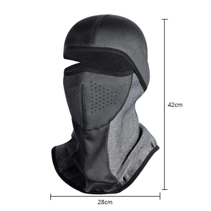 Осенне-зимняя велосипедная маска, теплая бархатная маска для лица, теплая маска для шеи унисекс, лыжная маска на все лицо, капюшон, походная мотоциклетная маска