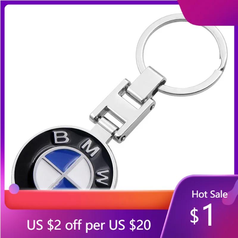 BAGJ1 1pc car badge emblem keychain metal Car key ring car decoration keychain For Bmw e46 e90 e60 e39 f30 e36 f10 f20 e87 e92 styling