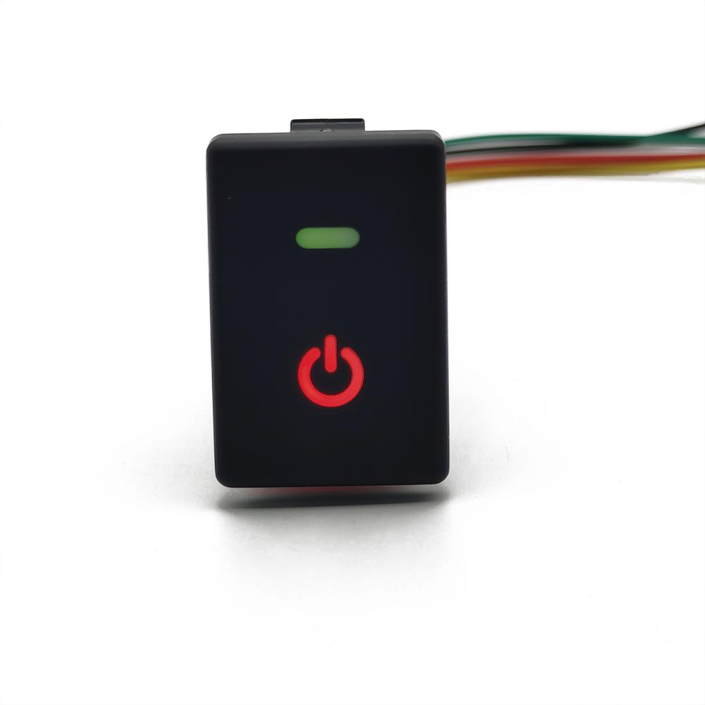 Car LED DRL Light Front Rear Fog Lamp Power Spotlight Button Switch with Wire for ISUZU MU-X D-MAX SPARK CROSS
