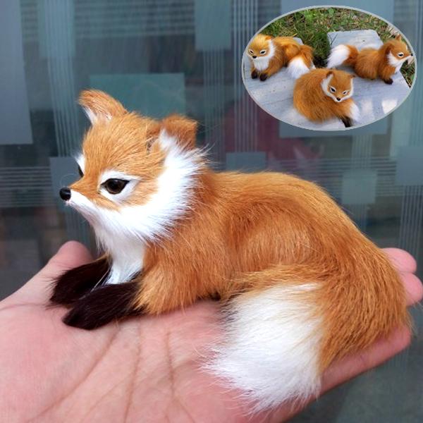 1 шт. Имитация Животных Лисы Плюшевая Игрушка Кукла Фотография для Детей Детский Подарок на День Рождения Детский Подарок на День Рождения