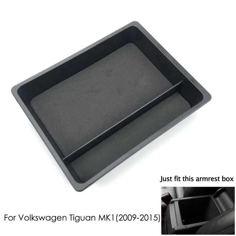 Для Volkswagen VW Tiguan Mk1 Mk2 Taos Seat Tarraco Автоаксессуары Подлокотник Ящик для хранения Лоток Контейнер Органайзер консоли Паллет
