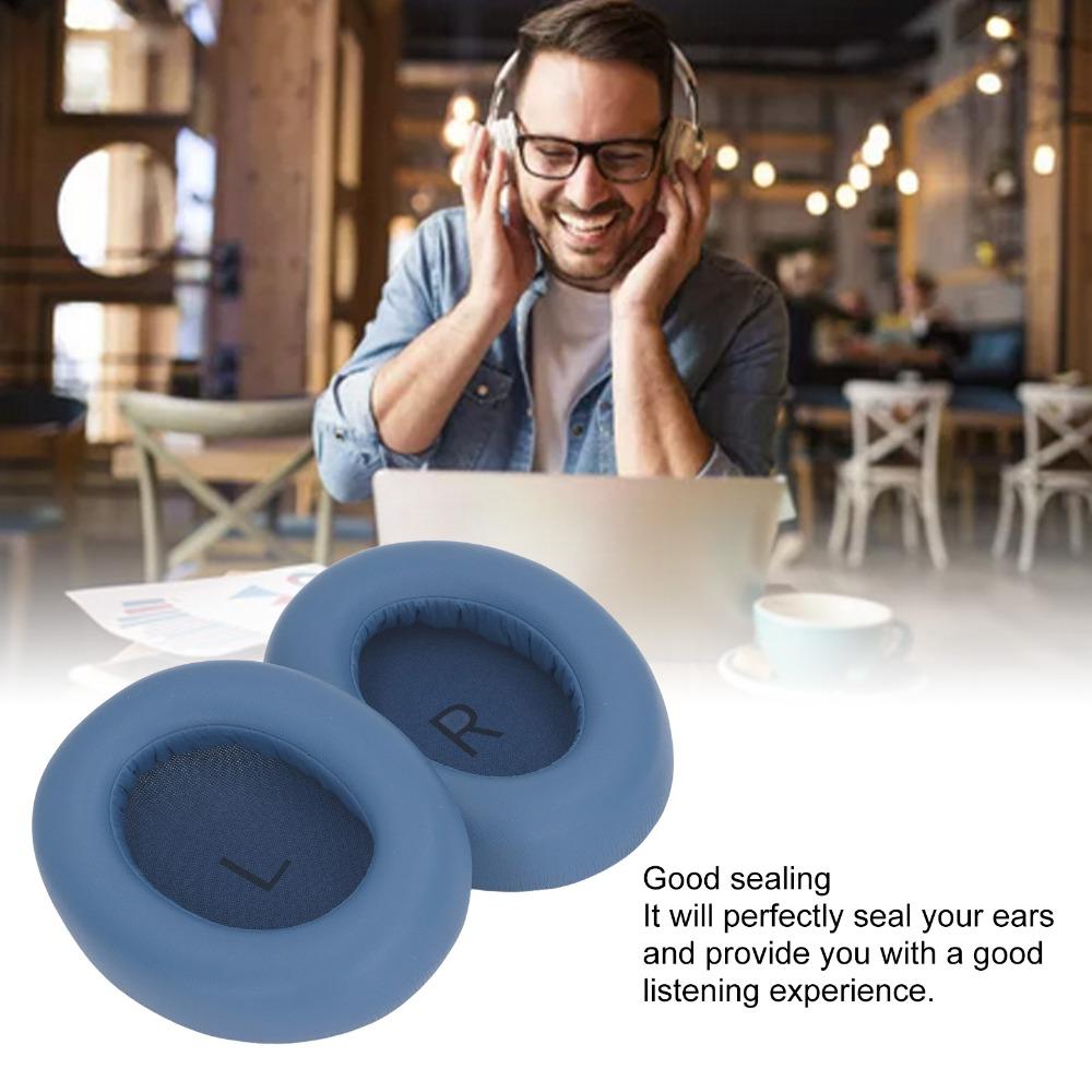 Soft Protein Leather Headphone Ear Pads Soft Comfort Ear Muffs for 1MORE SonoFlow Gaming Headset