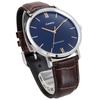 Casio Кварцевые часы с темно-синим и коричневым кожаным ремешком Overseas Model [Casio] Мужские MTP-VT01L-2B [Товар]