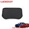 For Tesla Model 3 2017- TPE Custom Lower Trunk Mats All-Weather Waterproof And Wearable Mat Sub-Trunk Carpet (Piano Model)