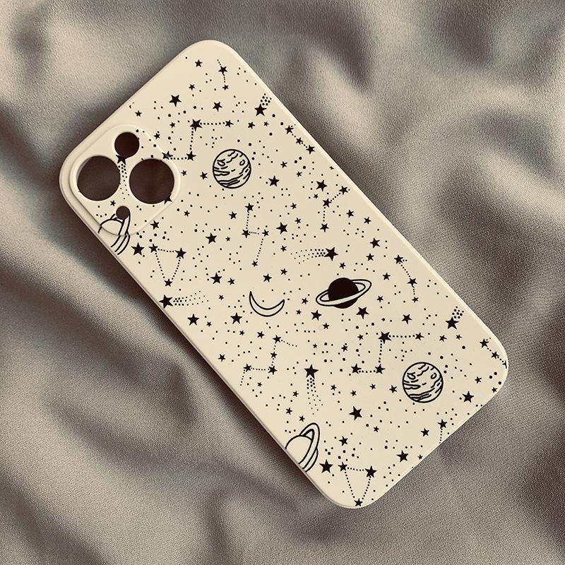 Ins Wind Universe Starry Sky подходит для Apple 14/15/16 ProMax мобильный телефон чехол iPhone 11/12/13 силиконовый X
