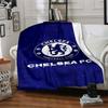 Chelsea Football Club Theme Printed Blanket - Perfect for Couch, Bed, Travel & Outdoor Use | Machine Washable, Cozy & Durable.
