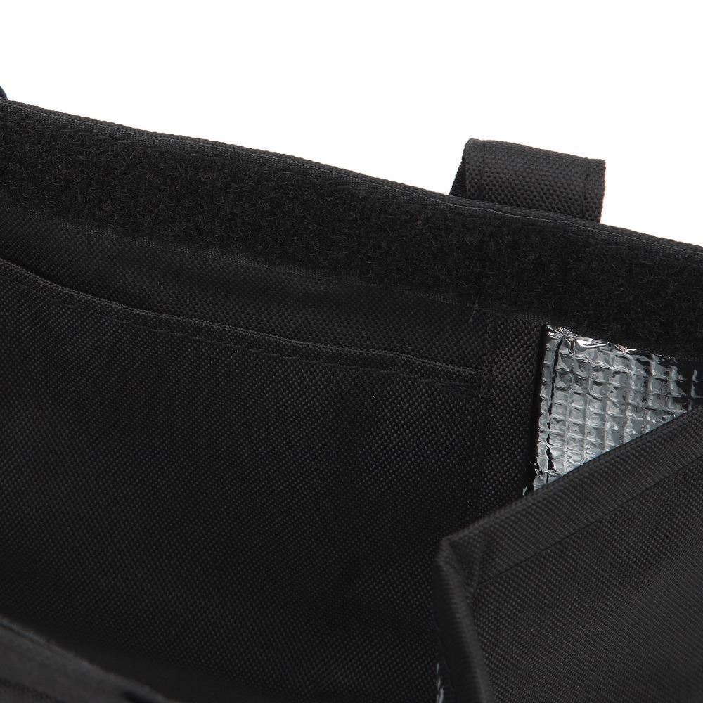 With Pockets Insulated Lunch Bag Reusable Thermal Insulation Lunch Box  for Picnic