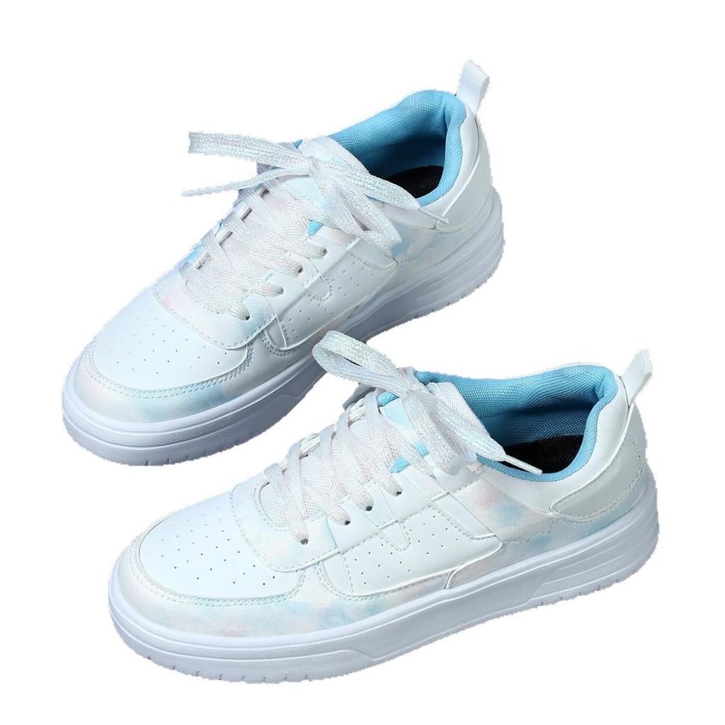 Модные кроссовки на шнуровке на толстой подошве в корейском стиле для пар - Мягкие, удобные, модные повседневные женские туфли для улицы