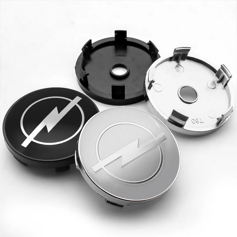 4Pcs 56mm 60mm Car Wheel Hub Center Cap Rim Cover Emblem Stickers Accessories For Opel Astra j Insignia Astra Corsa Zafira Mokka