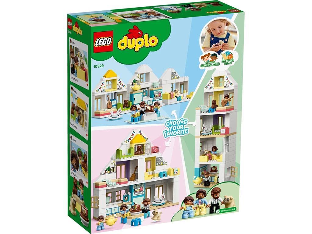 LEGO Duplo Город Веселый домик 10929, конструктор в подарок для малышей, детей, мальчиков и девочек от 2 лет.