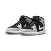 Air Jordan 1 Mid SE PS Elephant Toe Kids Sneakers Grey Black White DM6215-016