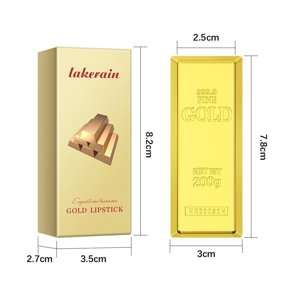 Матовая матовая чашка помады Lakerain Gold не легко выцветает