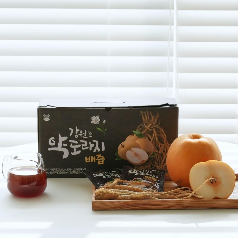 Gangwon-do medicinal bellflower pear juice Bellflower pear juice 100% natural, 2.1L, 1 box