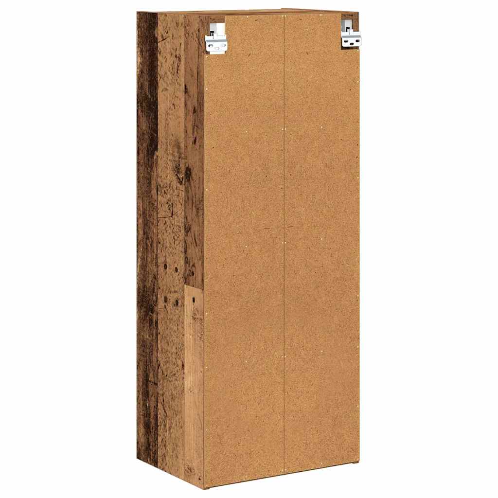 Wall Cabinet Reclaimed Wood 40 x 29.5 x 100 cm Engineered Wood