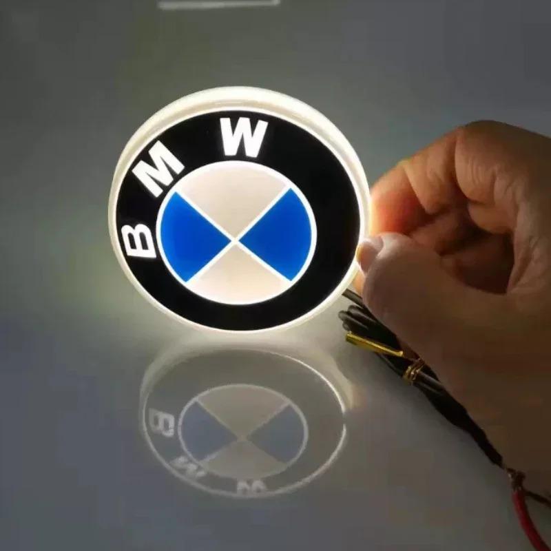 vbjly8 Car LED Emblem Light 82mm Front Or Rear Static Single Color Red Blue White FOR BMW F10 E90 E60 E61 E93 E87 F30 F15 X1 X3 X5 X6 QT5