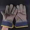 1 Pair Thickened Cowhide Welding Gloves Labor Protection Welder Gloves Driving Farm Garden Welding