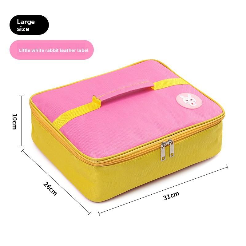 Insulated Lunch Box Carrier With Durable Oxford Cloth For Work And Daily Meals