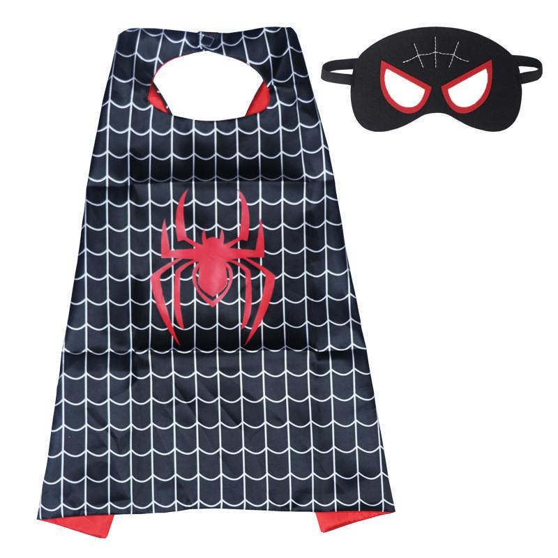 Turtle Superhero Ninja Cape Cloak Eye Mask Kid Halloween Cosplay Costume Party