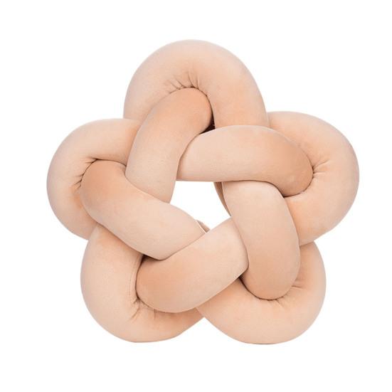 Декоративная подушка Four Seasons, снижающая стресс, эластичная, практичная INS, вязаный узел, звездообразная подушка для спинки дивана для офиса