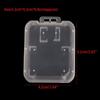 10PCS Clear Standard Holder Memory Card Case Transparent Storage Box SD/TF SDHC Card