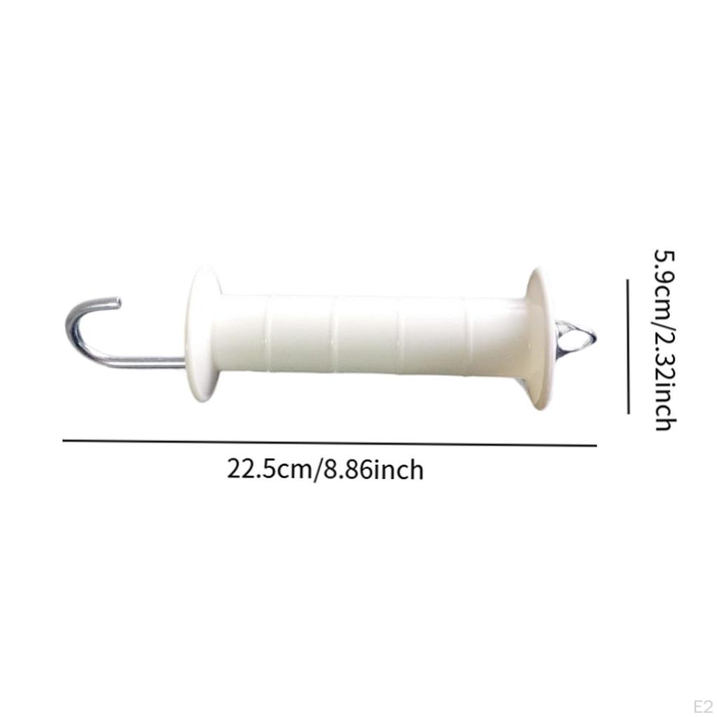 10x электрические ручки для ворот и заборов, аксессуары, удобные, простые в использовании, заменяемые на прочные с пружиной, тяжелые