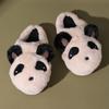 Мягкие, милые и удобные тапочки из хлопка и кашемира Panda Plus, зимние модные теплые домашние тапочки из хлопка и плюша для девочек
