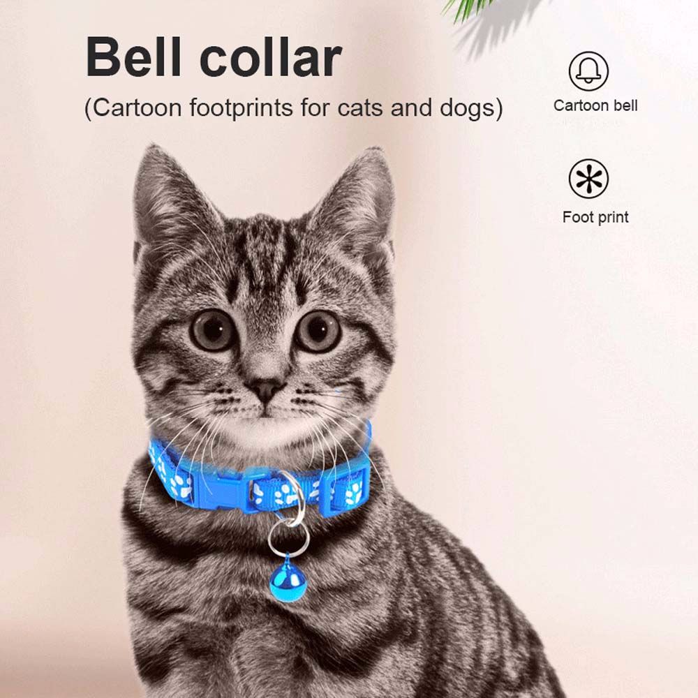 Cat Paw Print For Puppy Kitten Easy Wear Pet Collar Pet Supplies Grooming Accessories Cat Necklace