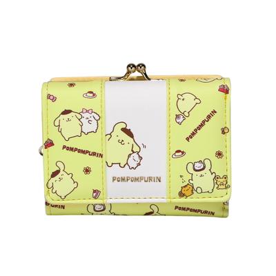 Кошелек Aldi с Sanrio Pompompurin SR36-2 Женский Тройной на Застежке, Персонажи,