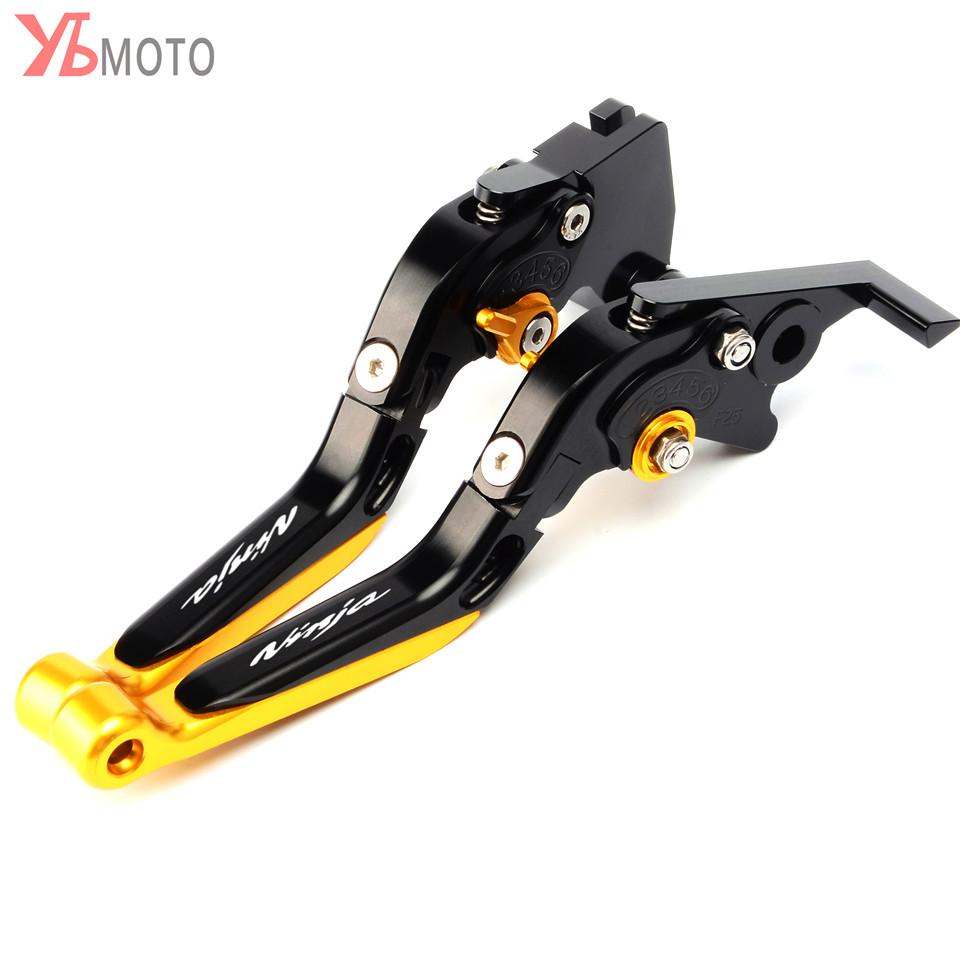 Мотоциклетные складные выдвижные тормозные рычаги с ЧПУ для KAWASAKI NINJA 300 300R 250R Z300 Z250SL NINJA250R